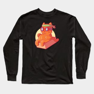 Flying Cat! Long Sleeve T-Shirt